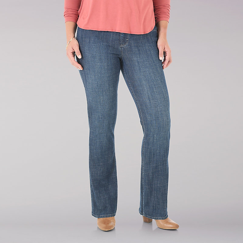 women's lee rider mid rise bootcut jeans