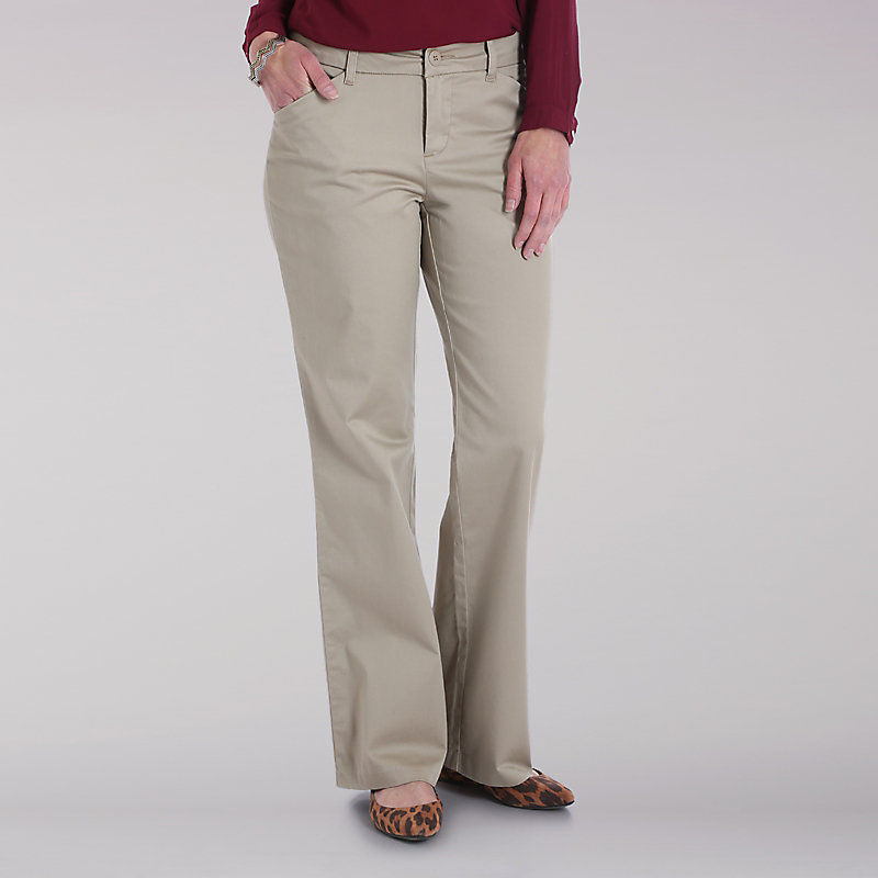 lee khakis women's pants