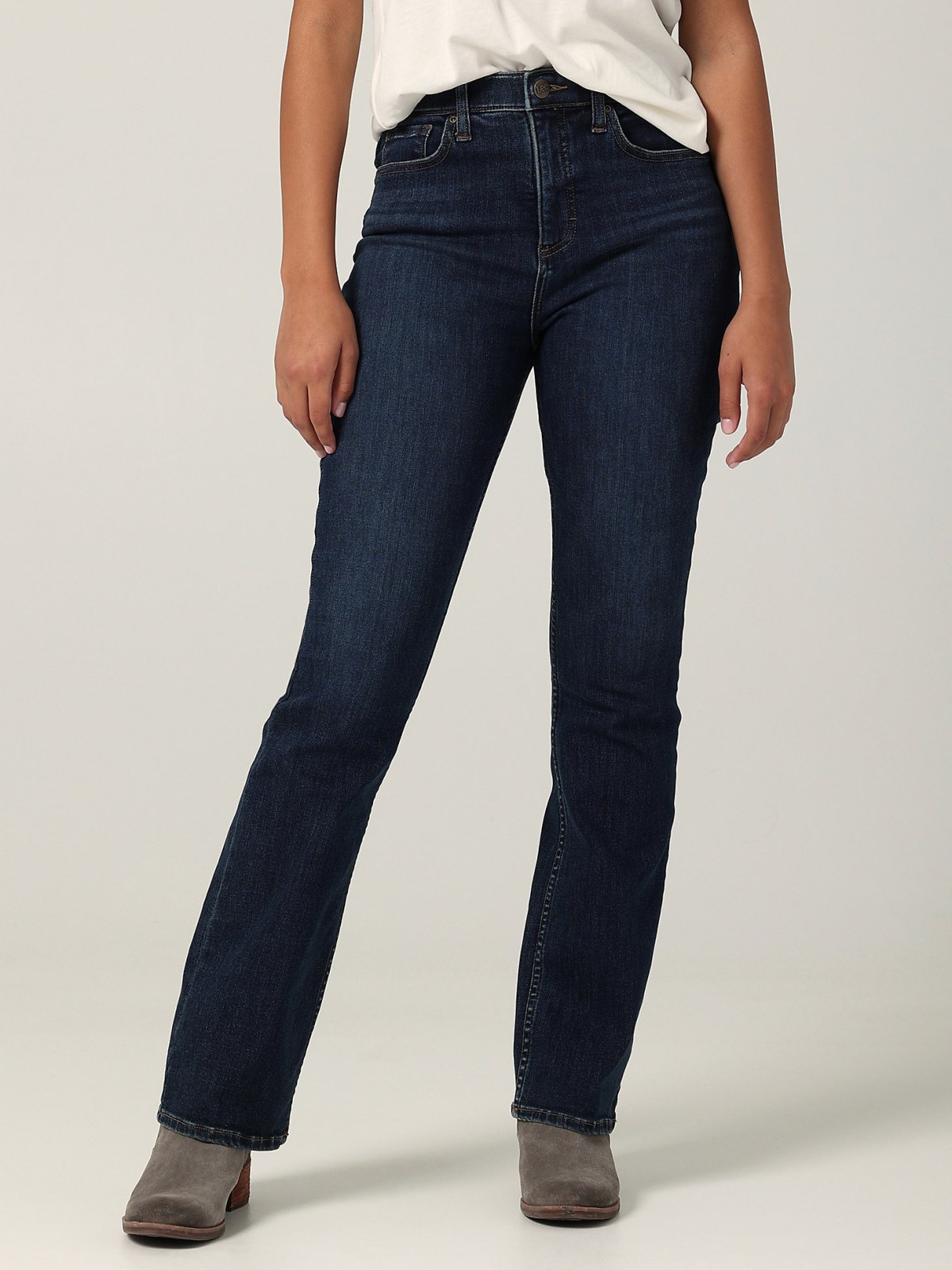 WOMEN'S HIGH RISE SLOUCH JEAN IN CHARCOAL
