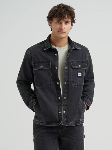 Men's Relaxed Fit Workwear Denim Overshirt Men's Relaxed Fit Workwear Denim Overshirt