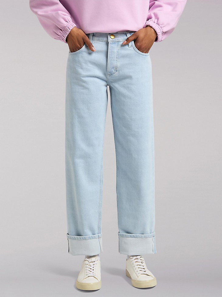 WOMEN'S LEE EUROPEAN COLLECTION CAROL STRAIGHT JEAN IN RETRO LIGHT