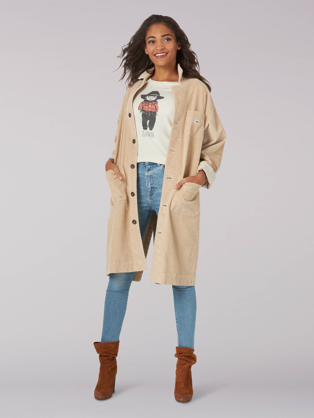 Vintage Modern Corduroy Barn Jacket