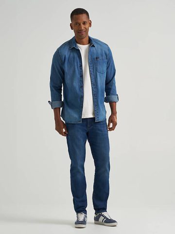 Men's Extreme Motion Single Layer Warming Regular Taper Jean Men's Extreme Motion Single Layer Warming Regular Taper Jean