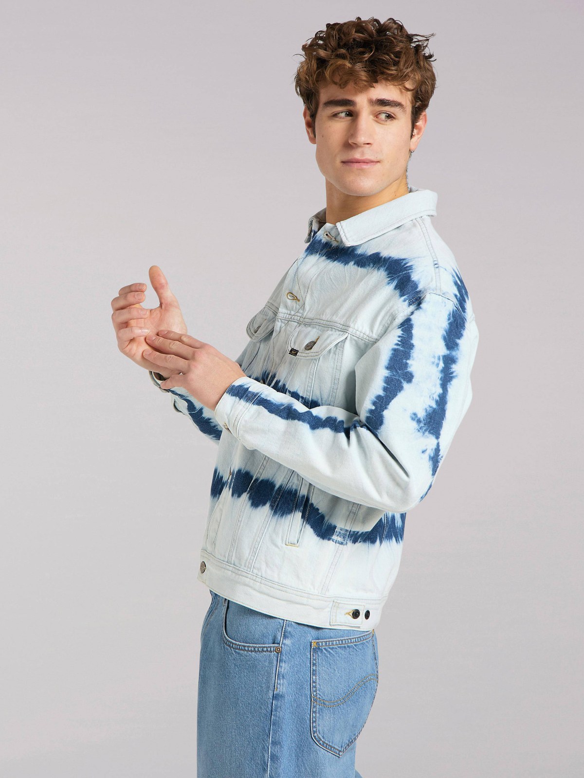 MEN'S EUROPEAN COLLECTION RELAXED RIDER JACKET IN 90S ACID