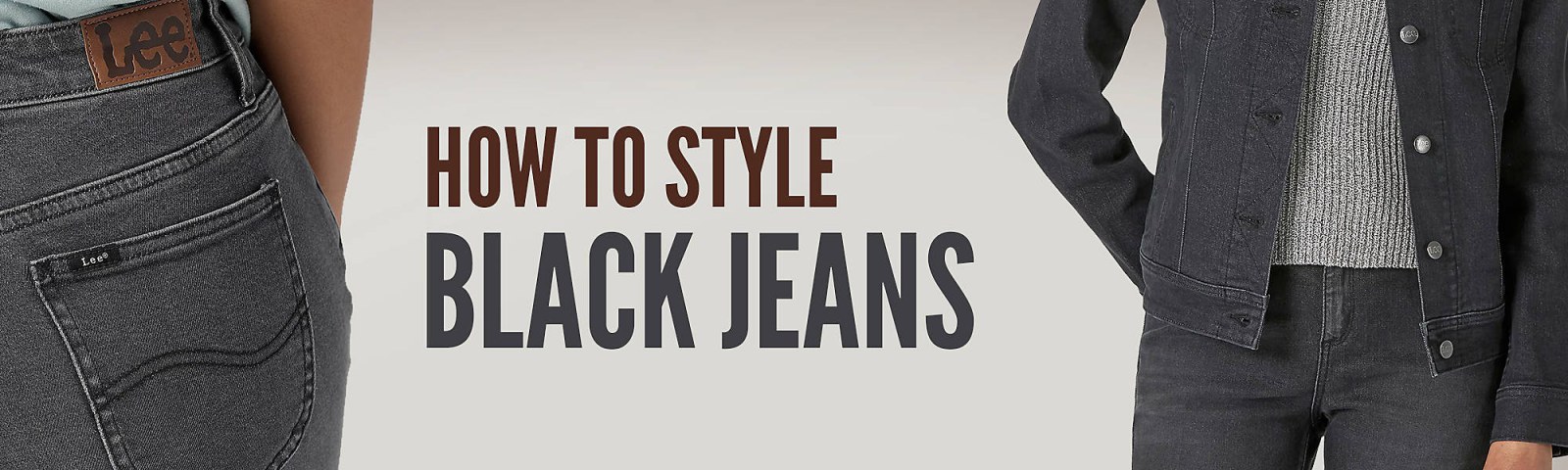 How to style black jeans