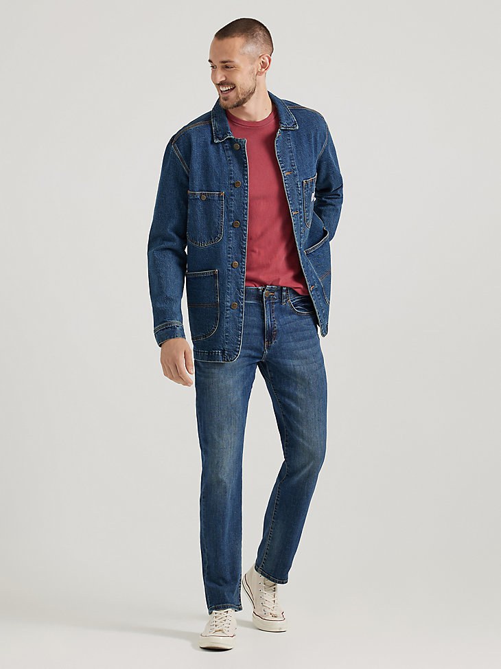 MEN’S EXTREME MOTION STRAIGHT FIT TAPERED LEG JEANS (BIG&TALL) IN MADDOX