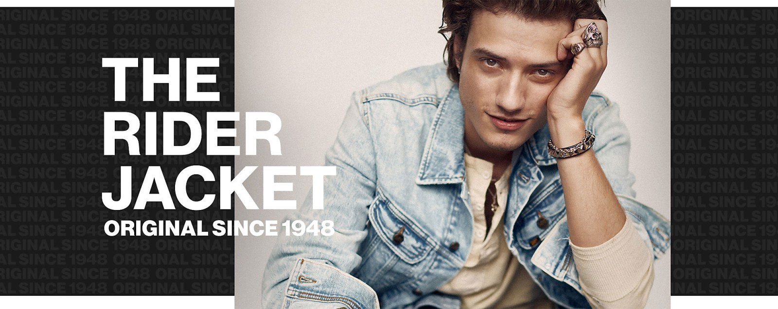 THE RIDER JACKET AN ORIGINAL SINCE 1948