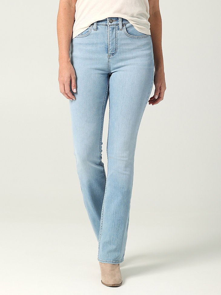 WOMEN'S ULTRA LUX HIGH RISE BOOTCUT JEAN IN WORKING LIGHT