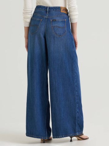 Women's Premium LQD Slouchy Pleated Trouser Jean