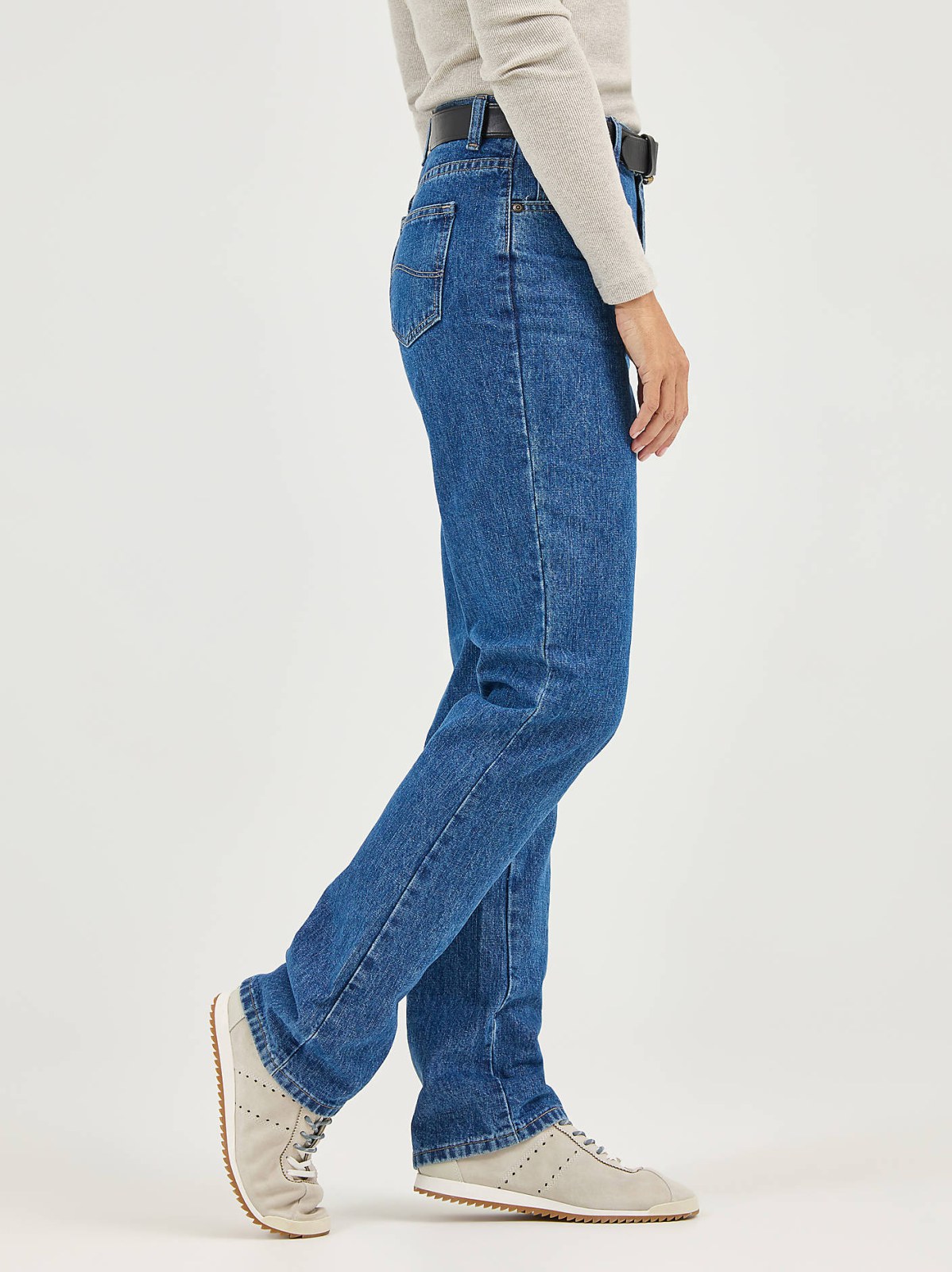 Women’s 100% Cotton Relaxed Fit Straight Leg Jean - view 4