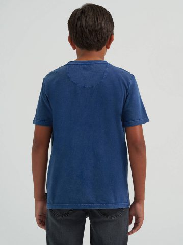 Boy's Stone Wash Jersey Logo Tee — alternate view