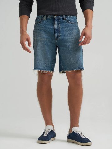 Men's 100% Cotton Loose Denim Short — alternate view