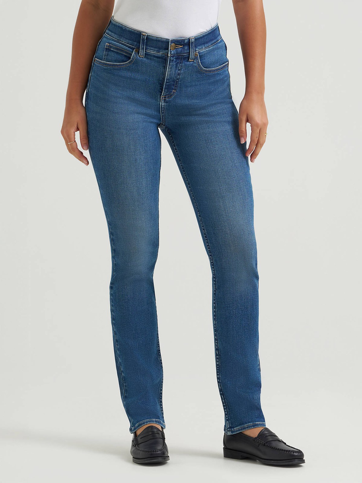 Women's Ultra Lux Comfort with Flex Motion Straight Jean - view 2