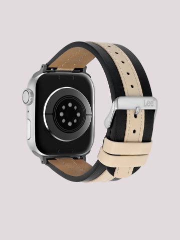 Two Tone Vegan Leather Universal Watchband