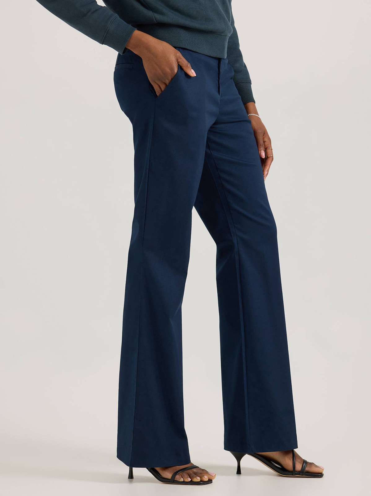 Women's Wrinkle Free Trouser Pant - view 4