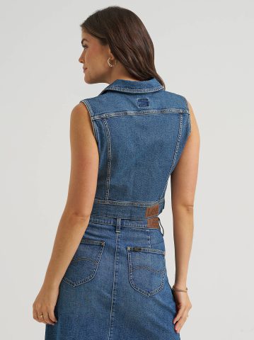 Women's Crop Rider™ Denim Vest