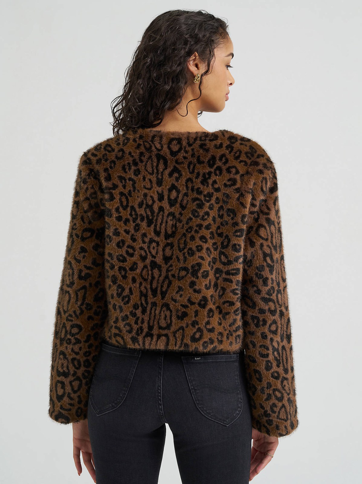 Women's Premium Cropped Fur Jacket - view 2