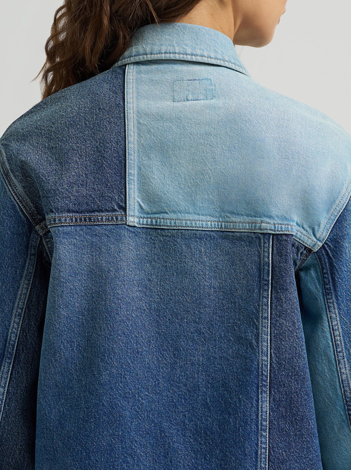 Women's Patched Denim Chore Jacket - view 8