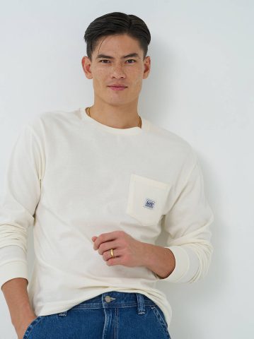 Men's Long Sleeve Workwear Pocket Tee