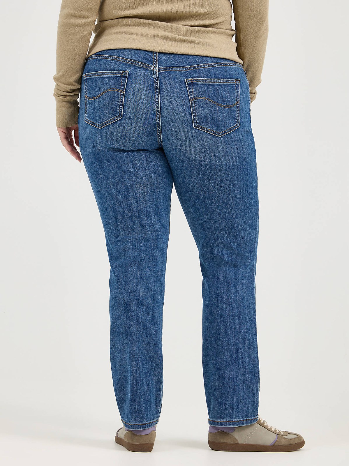 Women’s Stretch Relaxed Fit Straight Leg Jean (Plus) - view 3