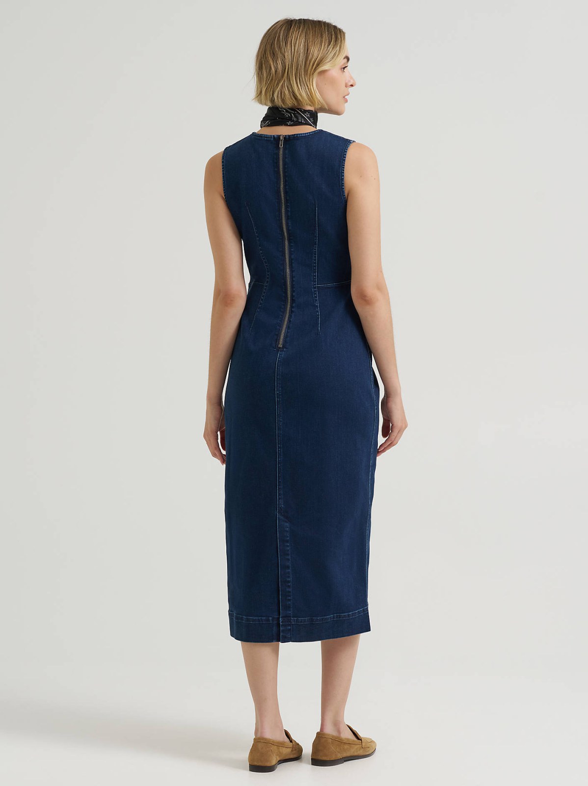 Women's Denim Sheath Dress - view 3
