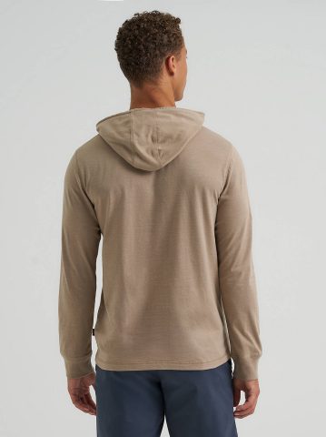 Men's Sueded Jersey Hoodie — alternate view