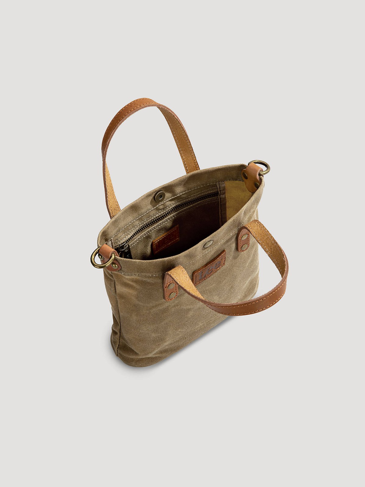 Women's Small Waxed Canvas Tote - view 3