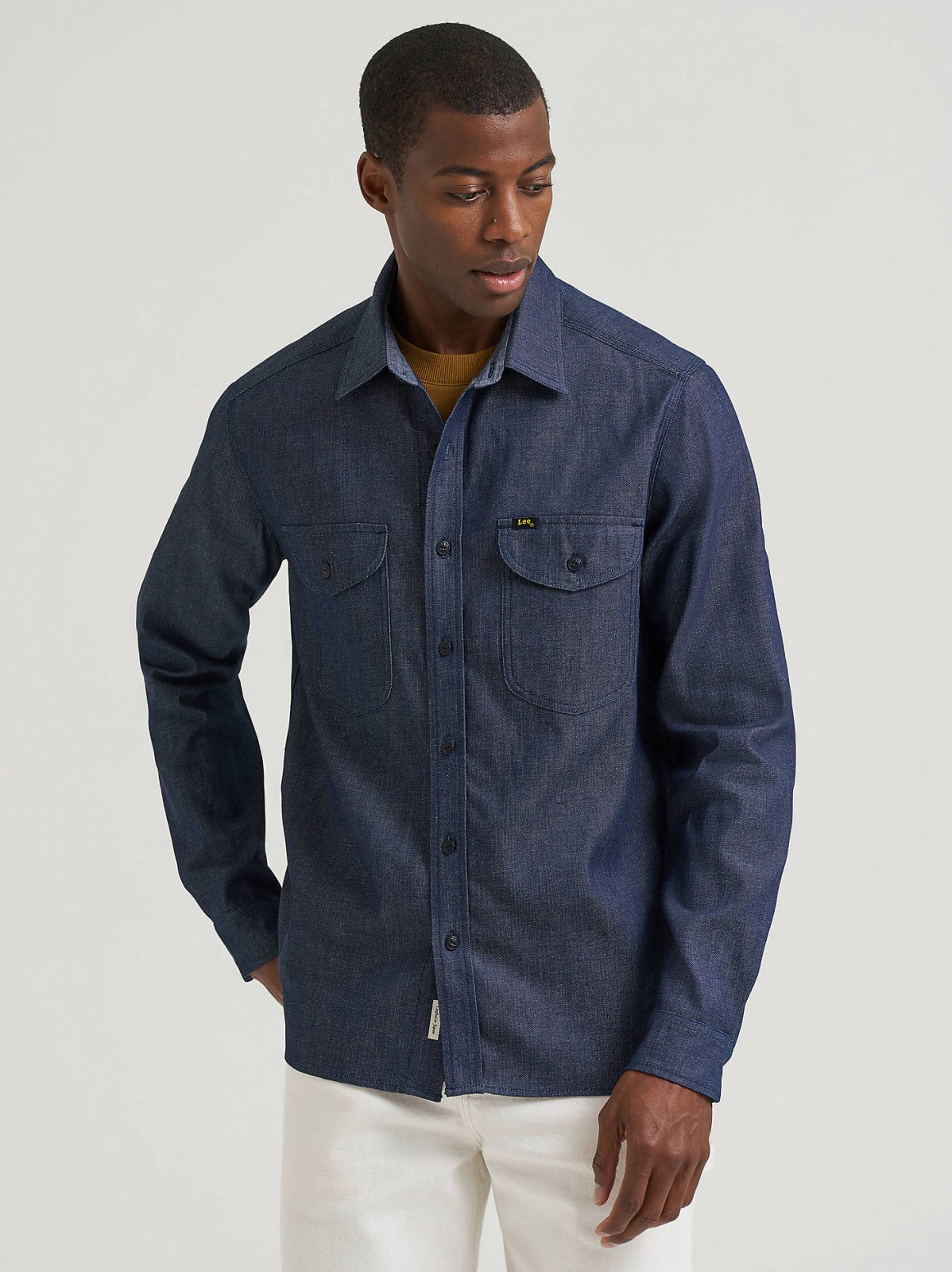 Men's Lee 101 70s Denim Overshirt - view 2