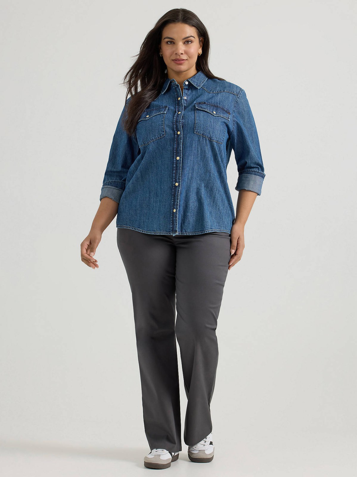 Women's Wrinkle Free Trouser Pant (Plus)
