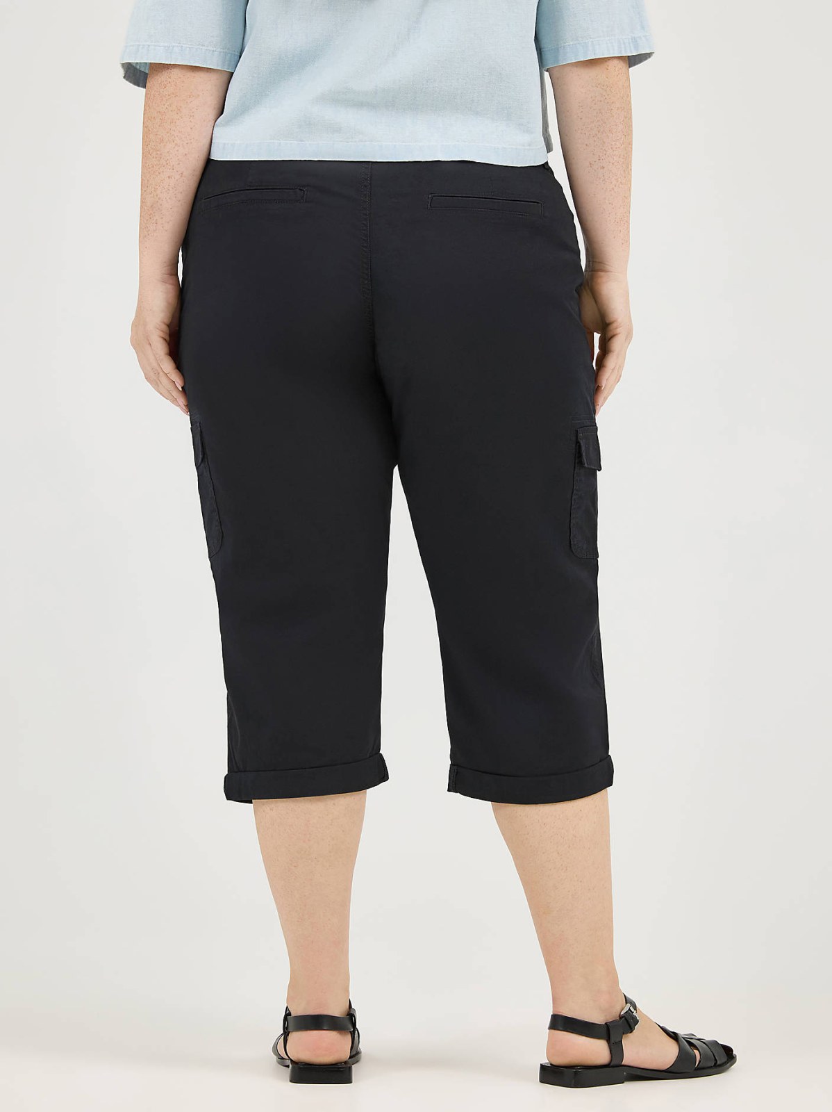 Women’s Relaxed Fit Austyn Cargo Capri (Plus) - view 3