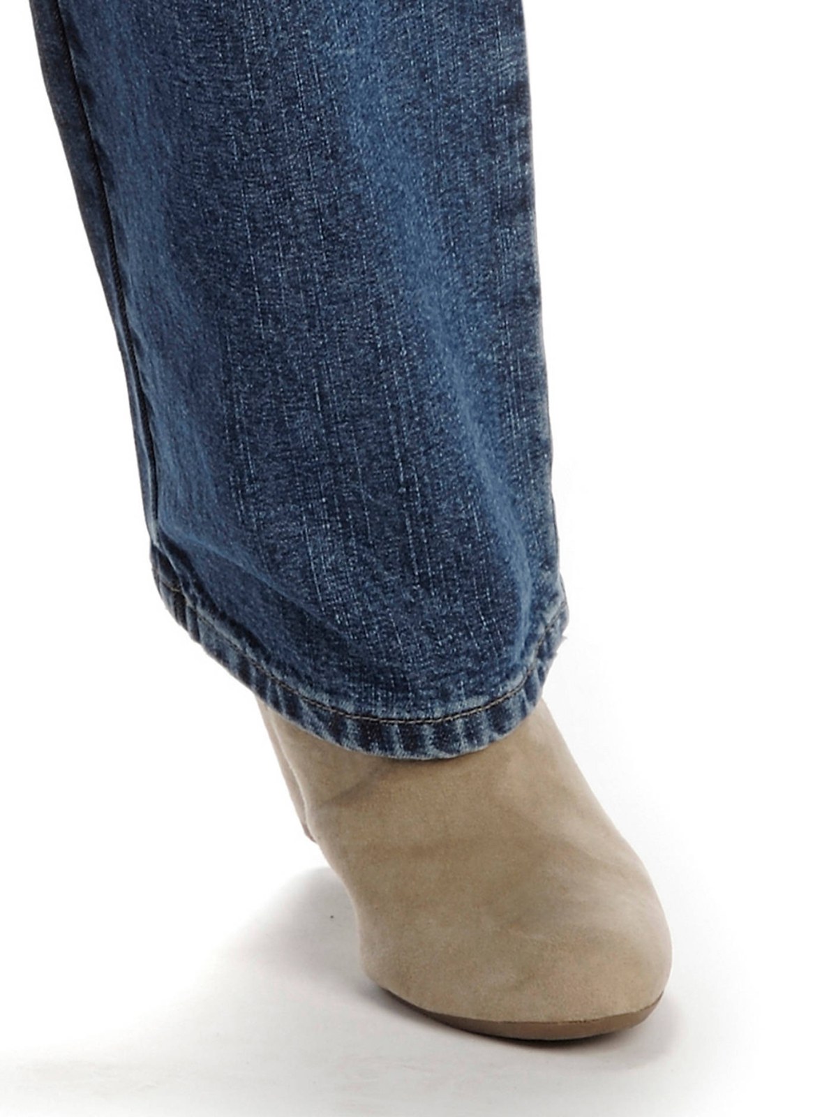 Women’s 100% Cotton Relaxed Fit Straight Leg Jean (Plus) - view 4