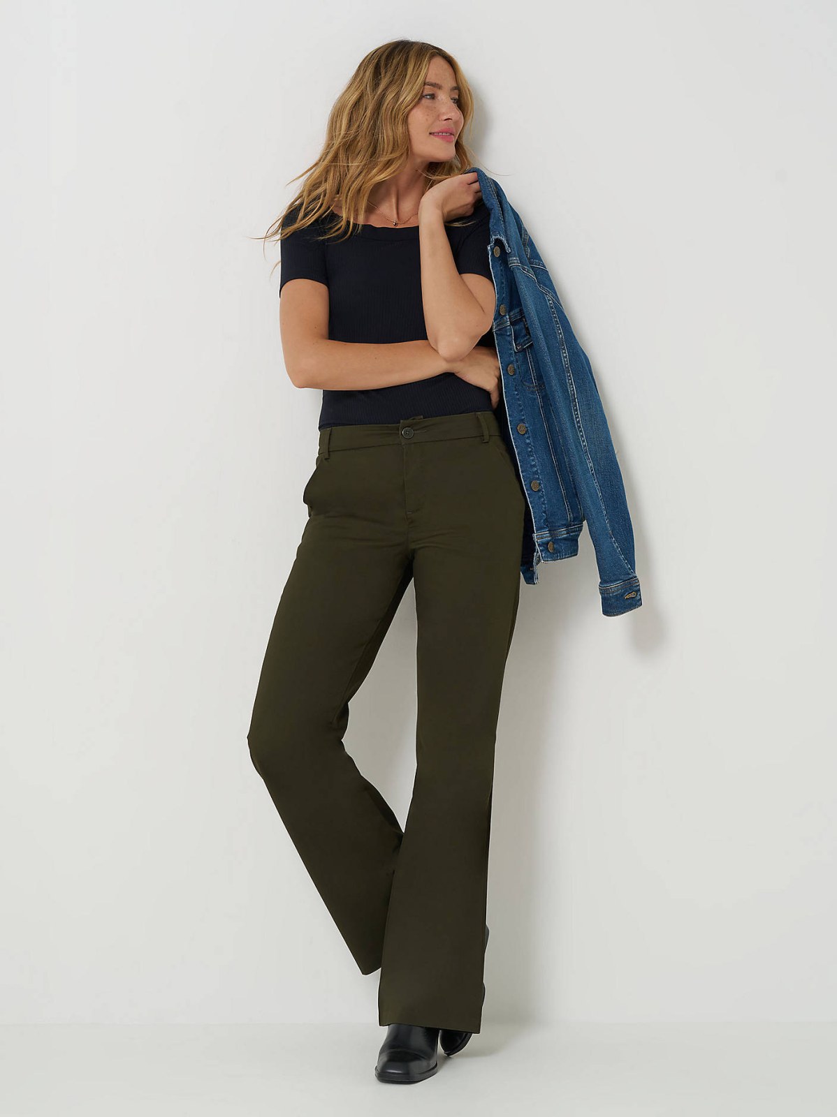 Women's Wrinkle Free Trouser Pant - view 7