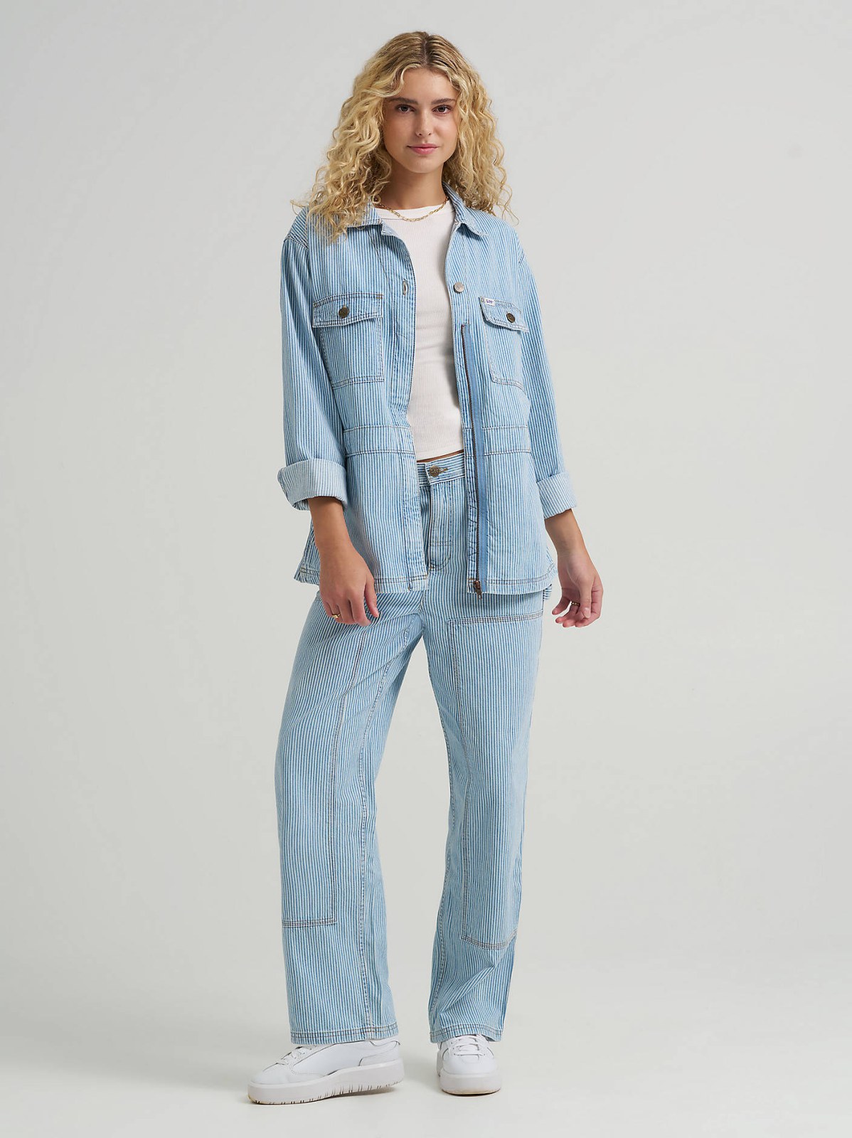 Women's Railroad Stripe Utility Jacket - view 2