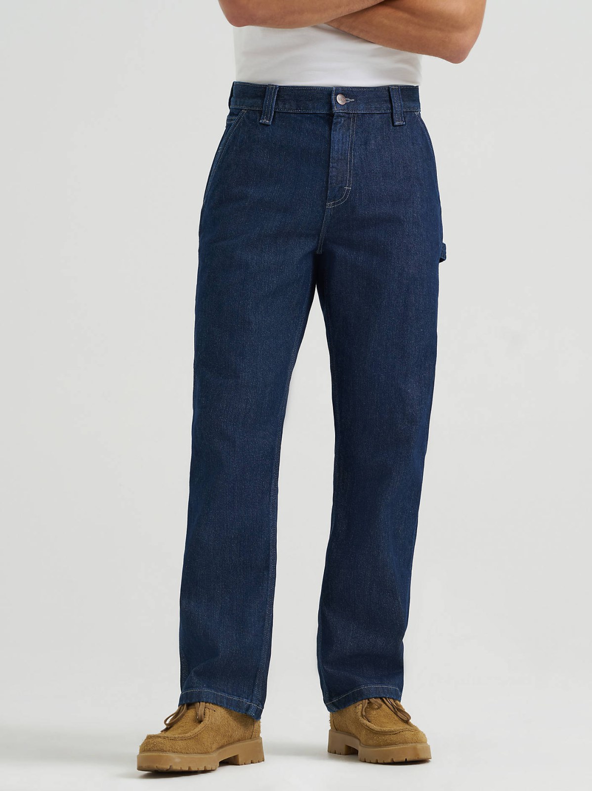 Men's 100% Cotton High Rise Loose Straight Carpenter Jean - view 2