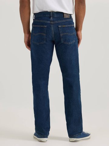 Men's 100% Cotton Regular Fit Straight Leg Heavyweight Jean