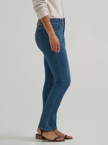 Women's Ultra Lux Comfort Flex Motion Slim Straight Jean with Ever Fit®