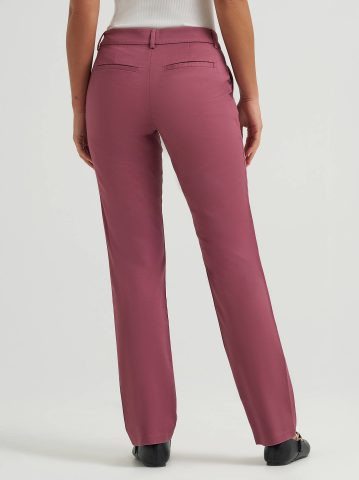 Women's Wrinkle Free Relaxed Fit Straight Leg Pant