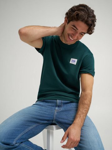 Men's Relaxed Fit Patch Logo Tee