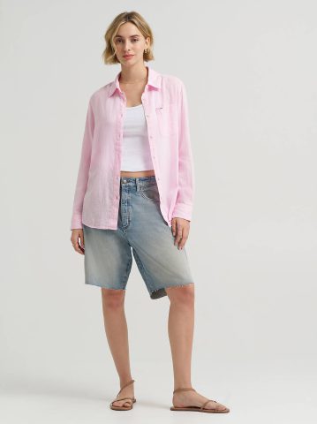 Women's All Purpose Linen Button Down Shirt