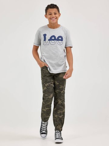 Boy's Split Twitch Logo Tee