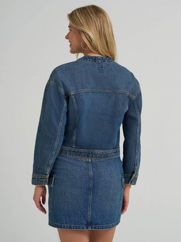 Women's Denim Cardigan Jacket — alternate view