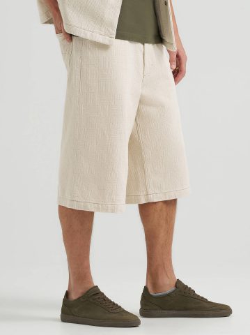 Men's Loose Jacquard Drawstring Jort