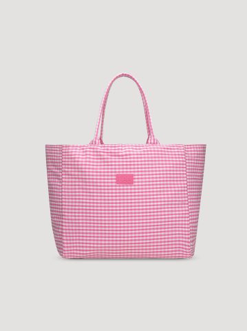 Women's Gingham Tote Bag