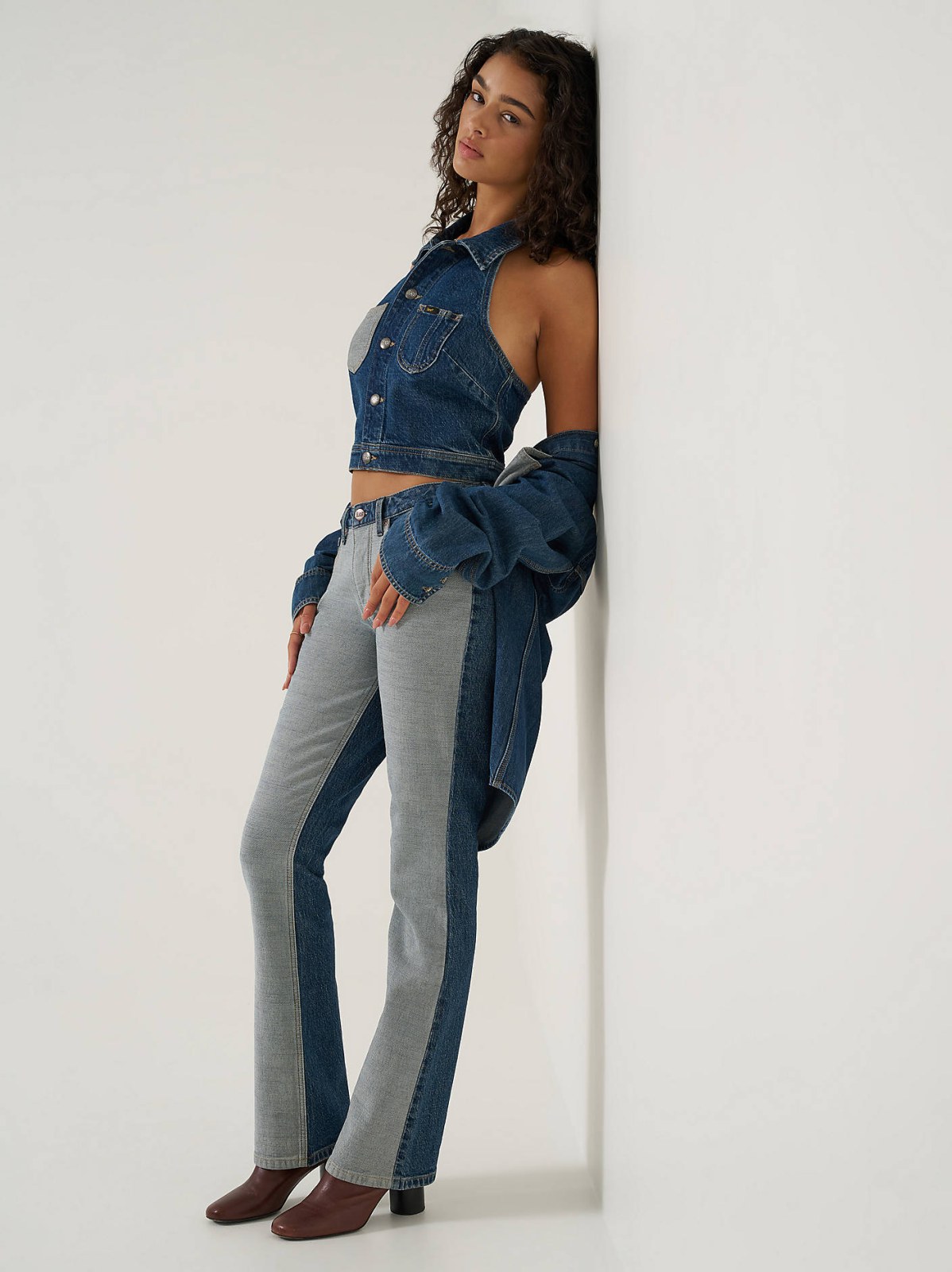 Women's Reversed Denim Bootcut Jean