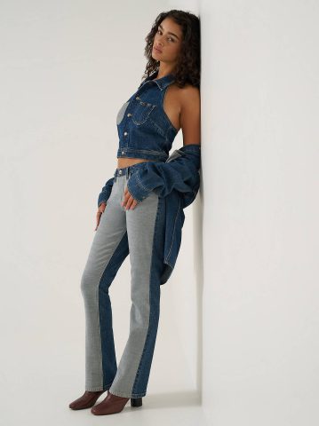 Women's Reversed Denim Bootcut Jean