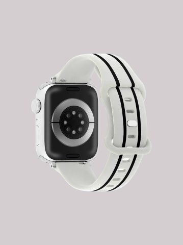 Stripe Silicone Universal Watchband