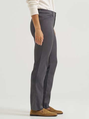 Women's Wrinkle Free Relaxed Fit Straight Leg Pant