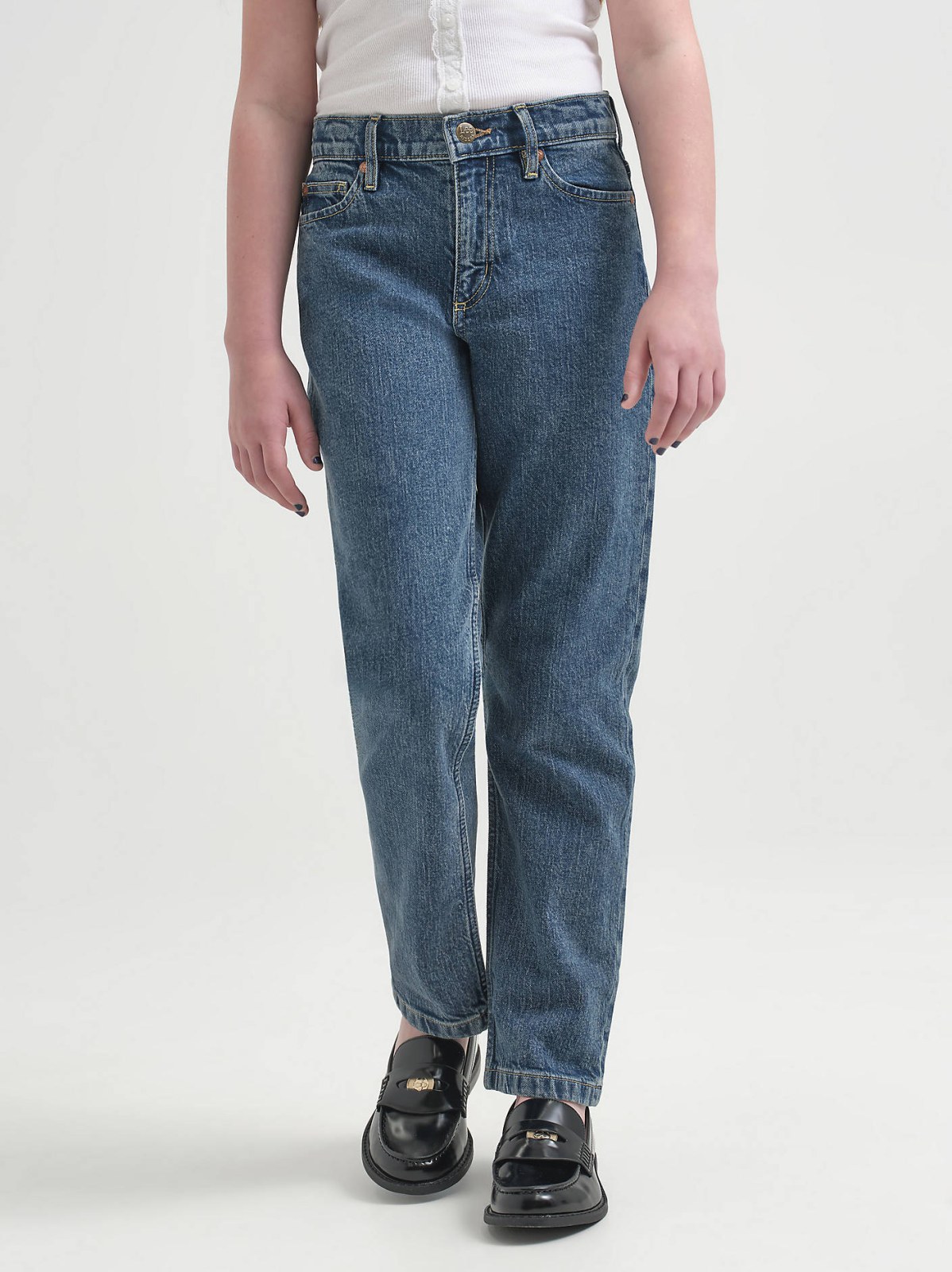 Girl's Lee® x J.Crew Vintage Straight Jean - view 3