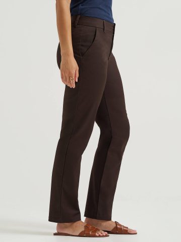 Women's Wrinkle Free Relaxed Fit Straight Leg Pant
