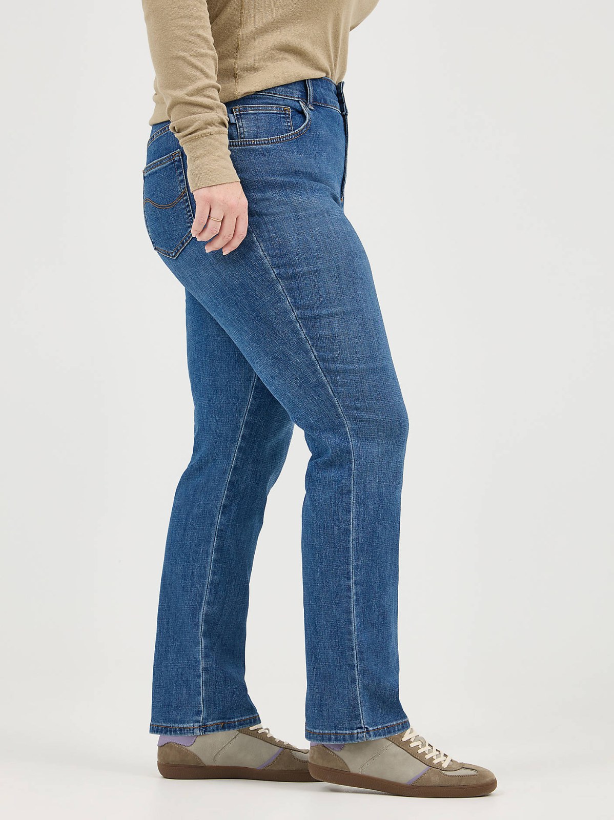 Women’s Stretch Relaxed Fit Straight Leg Jean (Plus) - view 4